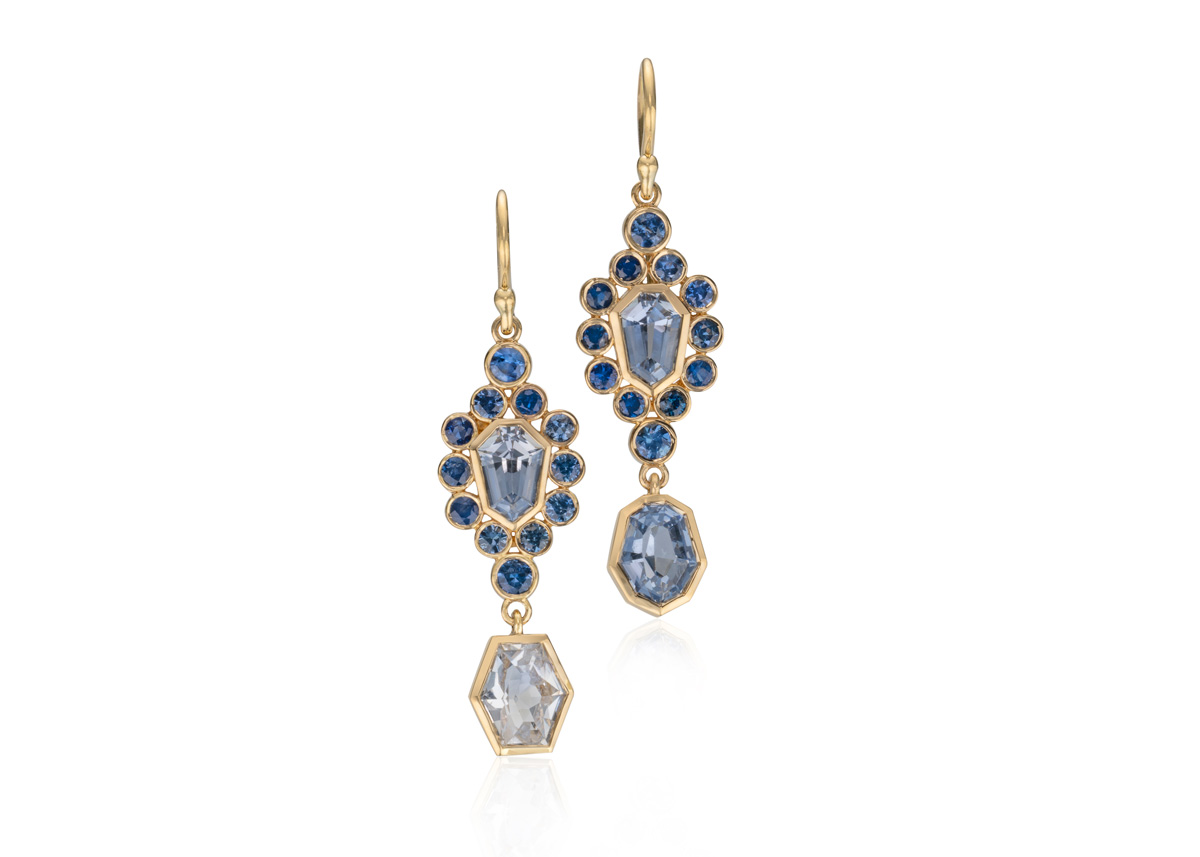 Diana Widman sapphire earrings