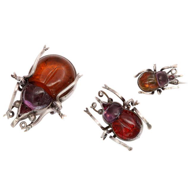 Vintage Antique Beetle Jewelry