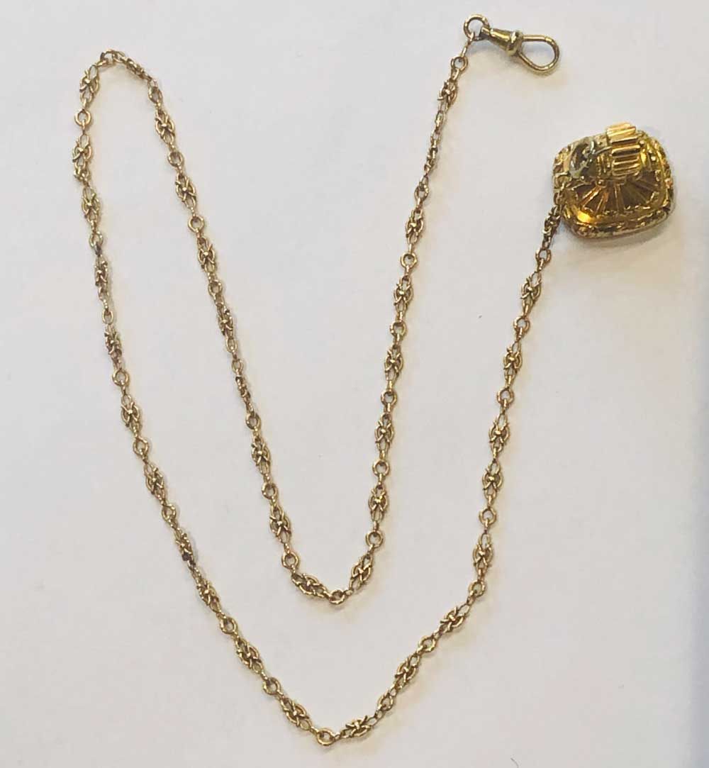 Antique Gold Fancy Link Necklace